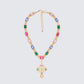 Aislyn Gold Multi Gem Necklace product front