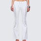 Genoveva Stone Denim Lace Up Jeans model front